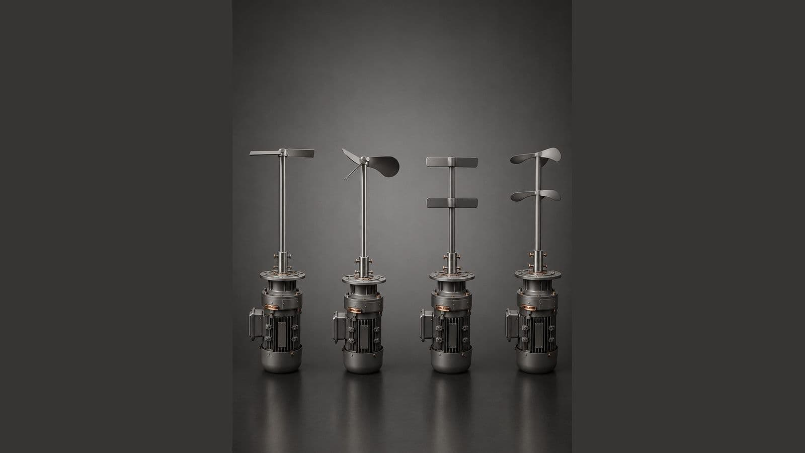 Wastewater agitator without frame