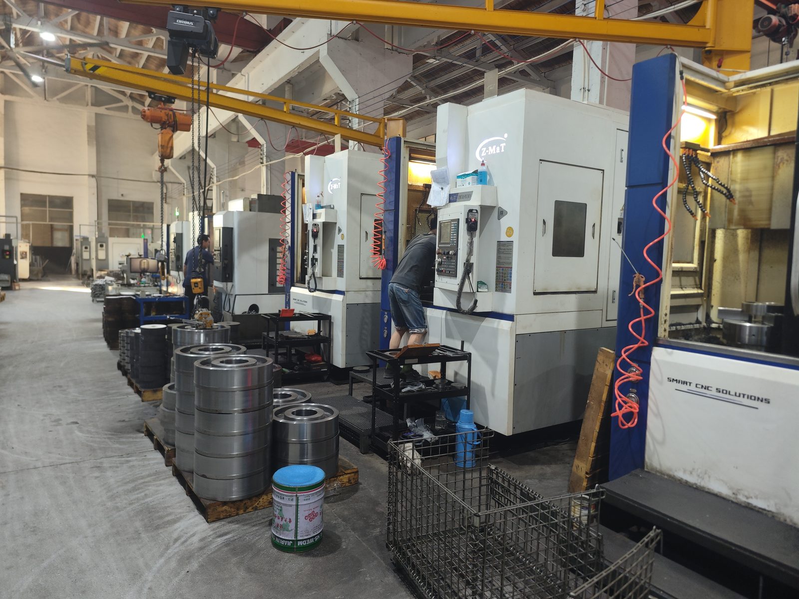 CNC machining equipment at the CHENGFA joint manufacturing base